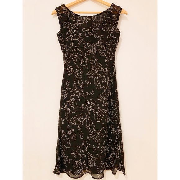 The Limited Black Print Dress Size 2 - Picture 4 of 7